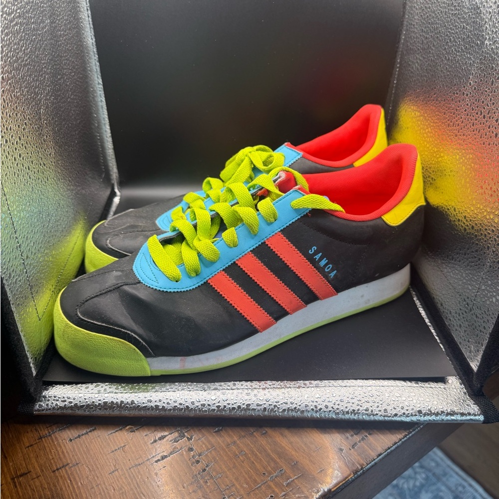 adidas Samoa multicolor‎ retro sneakers size 12